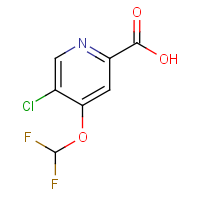 CAS: 1805028-61-8 | PC400111 | 5-Chloro-4-(difluoromethoxy)pyridine-2-carboxylic acid