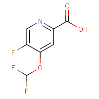 CAS: 1806315-94-5 | PC400112 | 4-(Difluoromethoxy)-5-fluoropyridine-2-carboxylic acid
