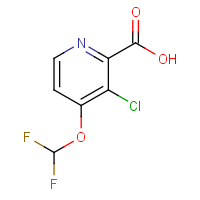 CAS:1805955-56-9 | PC400113 | 3-Chloro-4-(difluoromethoxy)pyridine-2-carboxylic acid