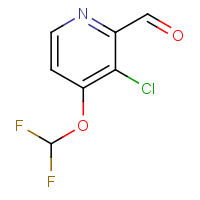 CAS:1805115-42-7 | PC400123 | 3-Chloro-4-(difluoromethoxy)pyridine-2-carbaldehyde