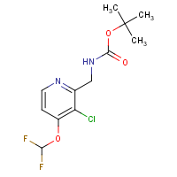 CAS:2231676-55-2 | PC400126 | tert-Butyl (3-chloro-4-(difluoromethoxy)pyridin-2-yl)methylcarbamate