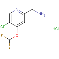 CAS:2231676-84-7 | PC400128 | (5-Chloro-4-(difluoromethoxy)pyridin-2-yl)methanamine hydrochloride