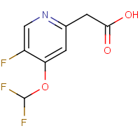 CAS:1803809-28-0 | PC400134 | 2-(4-(Difluoromethoxy)-5-fluoropyridin-2-yl)acetic acid