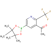 CAS:  | PC400142 | 1-(2-(Trifluoromethyl)-5-(4,4,5,5-tetramethyl-1,3,2-dioxaborolan-2-yl)pyridin-3-yl)ethanone