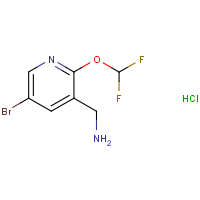 CAS:2231675-53-7 | PC400162 | (5-Bromo-2-(difluoromethoxy)pyridin-3-yl)methanamine hydrochloride