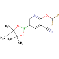 CAS: | PC400165 | 2-(Difluoromethoxy)-5-(4,4,5,5-tetramethyl-1,3,2-dioxaborolan-2-yl)pyridine-3-carbonitrile