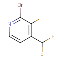 CAS:1806770-16-0 | PC400171 | 2-Bromo-3-fluoro-4-(difluoromethyl)pyridine