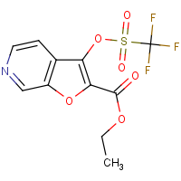 CAS: 927804-63-5 | PC400501 | Ethyl 3-{[(trifluoromethyl)sulphonyl]oxy}furo[2,3-c]pyridine-2-carboxylate