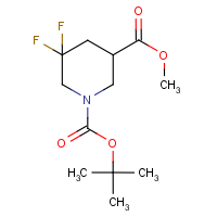 CAS:1255667-06-1 | PC400520 | Methyl 5,5-difluoropiperidine-3-carboxylate, N-BOC protected