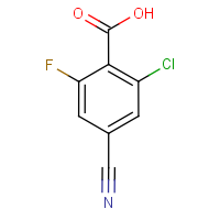 CAS: 1258298-29-1 | PC400529 | 2-Chloro-4-cyano-6-fluorobenzoic acid