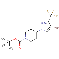 CAS:1449117-75-2 | PC400574 | tert-Butyl 4-(4-bromo-3-(trifluoromethyl)-1H-pyrazol-1-yl)piperidine-1-carboxylate