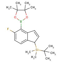 CAS: | PC400597 | tert-Butyl(5-fluoro-4-(4,4,5,5-tetramethyl-1,3,2-dioxaborolan-2-yl)-1H-inden-1-yl)dimethylsilane