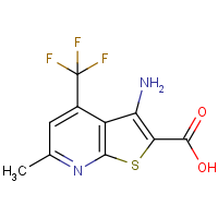 CAS: 610259-30-8 | PC400602 | 3-Amino-6-methyl-4-(trifluoromethyl)thieno-[2,3-b]pyridine-2-carboxylic acid