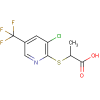 CAS:1016845-67-2 | PC400610 | 2-[[3-Chloro-5-(trifluoromethyl)pyridin-2-yl]sulfanyl]propionic acid