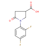 CAS: 923178-07-8 | PC400616 | 1-(2,4-Difluorophenyl)pyrrolidin-5-one-3-carboxylic acid