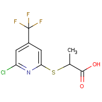 CAS:1053656-40-8 | PC400631 | 2-[[6-Chloro-4-(trifluoromethyl)pyridin-2-yl]sulfanyl]propionic acid