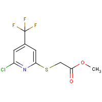 CAS: 1053656-35-1 | PC400634 | Methyl 2-[6-chloro-4-(trifluoromethyl)pyridin-2-yl]mercaptoacetate