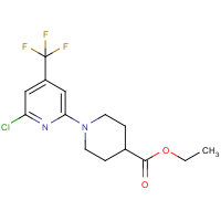 CAS: 1311279-23-8 | PC400659 | Ethyl 1-[6-chloro-4-(trifluoromethyl)pyridin-2-yl]piperidine-4-carboxylate