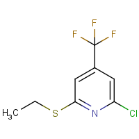 CAS:1160995-02-7 | PC400675 | 2-Chloro-6-ethylmercapto-4-(trifluoromethyl)pyridine