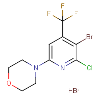 CAS:1432053-98-9 | PC400677 | 5-Bromo-6-chloro-2-(morpholin-4-yl)-4-(trifluoromethyl)pyridine hydrobromide