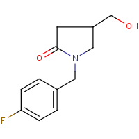 CAS:96449-66-0 | PC400681 | 1-(4-Fluorobenzyl)-3-(hydroxymethyl)-5-oxopyrrolidine