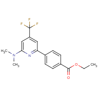 CAS:1208081-76-8 | PC400685 | Ethyl 4-[6-(dimethylamino)-4-(trifluoromethyl)pyridin-2-yl]benzoate
