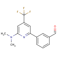CAS: 1299607-62-7 | PC400692 | 3-[6-Dimethylamino-4-(trifluoromethyl)pyridin-2-yl]benzaldehyde