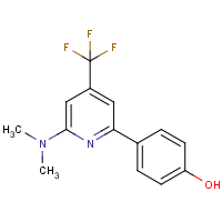 CAS:1299607-82-1 | PC400695 | 4-[6-Dimethylamino-4-(trifluoromethyl)pyridin-2-yl]phenol