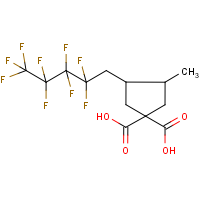 CAS:20116-32-9 | PC4009 | 3-(1H,1H-Nonafluoropentyl)-4-methylcyclopentane-1,1-dicarboxylic acid