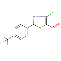 CAS:499796-75-7 | PC401016 | 4-Chloro-2-[4-(trifluoromethyl)phenyl]thiazole-5-carboxaldehyde