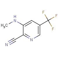 CAS: 1449117-32-1 | PC401037 | 2-Cyano-3-(methylamino)-5-(trifluoromethyl)pyridine