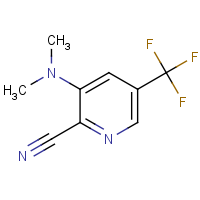 CAS: 257862-49-0 | PC401040 | 3-(Dimethylamino)-2-cyano-5-(trifluoromethyl)pyridine