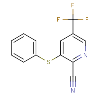 CAS: 1449117-61-6 | PC401043 | 2-Cyano-3-phenylsulfanyl-5-(trifluoromethyl)pyridine