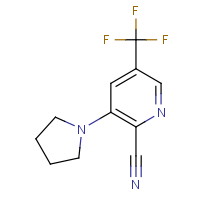 CAS: 338420-10-3 | PC401057 | 2-Cyano-3-(pyrrolidin-1-yl)-5-(trifluoromethyl)pyridine