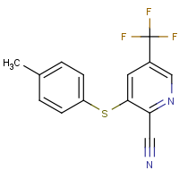 CAS: 1449117-73-0 | PC401068 | 2-Cyano-3-(4-methylphenylsulfanyl)-5-(trifluoromethyl)pyridine