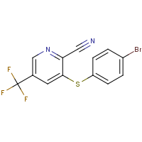 CAS:1449117-27-4 | PC401069 | 2-Cyano-3-(4-bromophenylsulfanyl)-5-(trifluoromethyl)pyridine