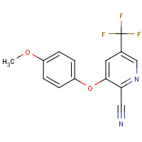 CAS: 338758-48-8 | PC401071 | 2-Cyano-3-(4-methoxyphenoxy)-5-(trifluoromethyl)pyridine
