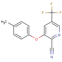 CAS: 1449117-34-3 | PC401072 | 2-Cyano-3-(4-methylphenoxy)-5-(trifluoromethyl)pyridine