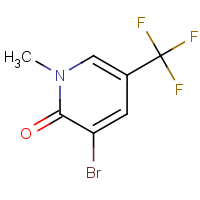 CAS: 1215205-35-8 | PC401073 | 3-Bromo-1-methyl-5-(trifluoromethyl)pyridin-2-one