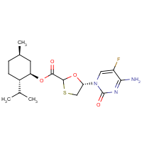 CAS:764659-79-2 | PC401505 | (5S)-(1R,2S,5R)-2-Isopropyl-5-methylcyclohexyl 5-(4-amino-5-fluoro-2-oxopyrimidin-1(2H)-yl)-1,3-oxathiolane-2-carboxylate