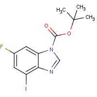 CAS: 895535-15-6 | PC402001 | tert-Butyl 6-fluoro-4-iodo-1H-benzimidazole-1-carboxylate