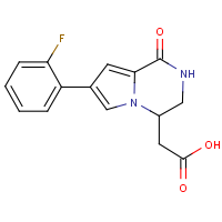 CAS: 1170575-17-3 | PC402034 | [7-(2-Fluorophenyl)-1-oxo-1,2,3,4-tetrahydropyrrolo[1,2-a]pyrazin-4-yl]acetic acid