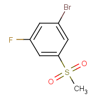 CAS: 1207970-78-2 | PC402064 | 1-Bromo-3-fluoro-5-(methylsulfonyl)benzene
