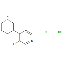 CAS: 1260645-80-4 | PC402109 | 3-Fluoro-4-(piperidin-3-yl)pyridine dihydrochloride
