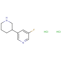 CAS: 1260864-37-6 | PC402110 | 3-Fluoro-5-(piperidin-3-yl)pyridine dihydrochloride