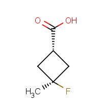 CAS:1455037-43-0 | PC402117 | trans-3-Fluoro-3-methylcyclobutane-1-carboxylic acid