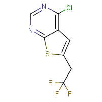 CAS: 1628317-85-0 | PC402135 | 4-Chloro-6-(2,2,2-trifluoroethyl)thieno[2,3-d]pyrimidine