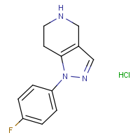 CAS: 1188264-17-6 | PC402141 | 1-(4-Fluorophenyl)-4,5,6,7-tetrahydro-1H-pyrazolo[4,3-c]pyridine hydrochloride