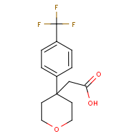 CAS: | PC403017 | 2-{4-[4-(Trifluoromethyl)phenyl]-tetrahydro-2H-pyran-4-yl}acetic acid