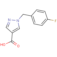 CAS:  | PC403058 | 1-(4-Fluorobenzyl)-1H-pyrazole-4-carboxylic acid